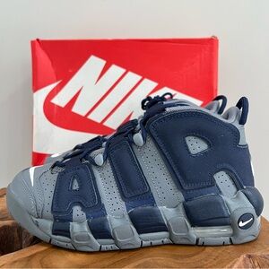 Nike Air More Uptempo Georgetown Hoyas - 415082-009 Size 6Y